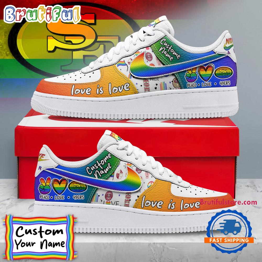 Sportswearmerch San Francisco 49ers NFL Air Low-Top Shoes For Men And Women