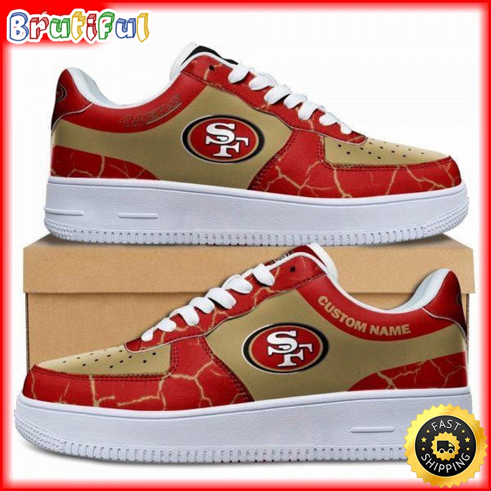 Sportswearmerch San Francisco 49ers NFL Air Low-Top Shoes For Men And Women