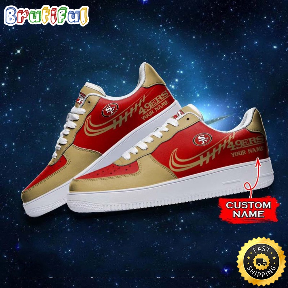 Sportswearmerch San Francisco 49ers NFL Air Low-Top Shoes For Men And Women
