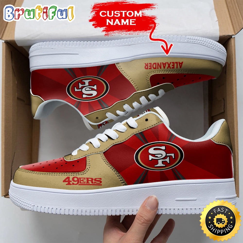 Sportswearmerch San Francisco 49ers NFL Air Low-Top Shoes For Men And Women