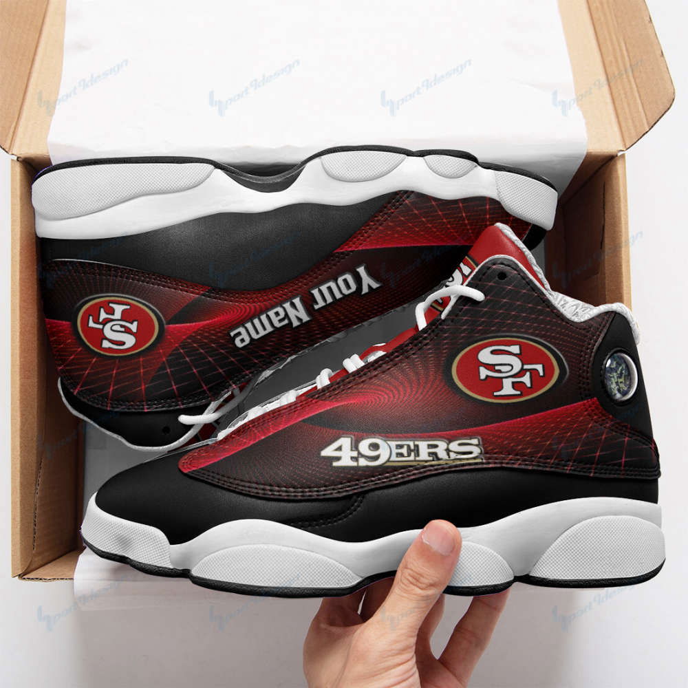 Sportswearmerch San Francisco 49ers NFL AJ13 Sneakers Shoes For Men And Women