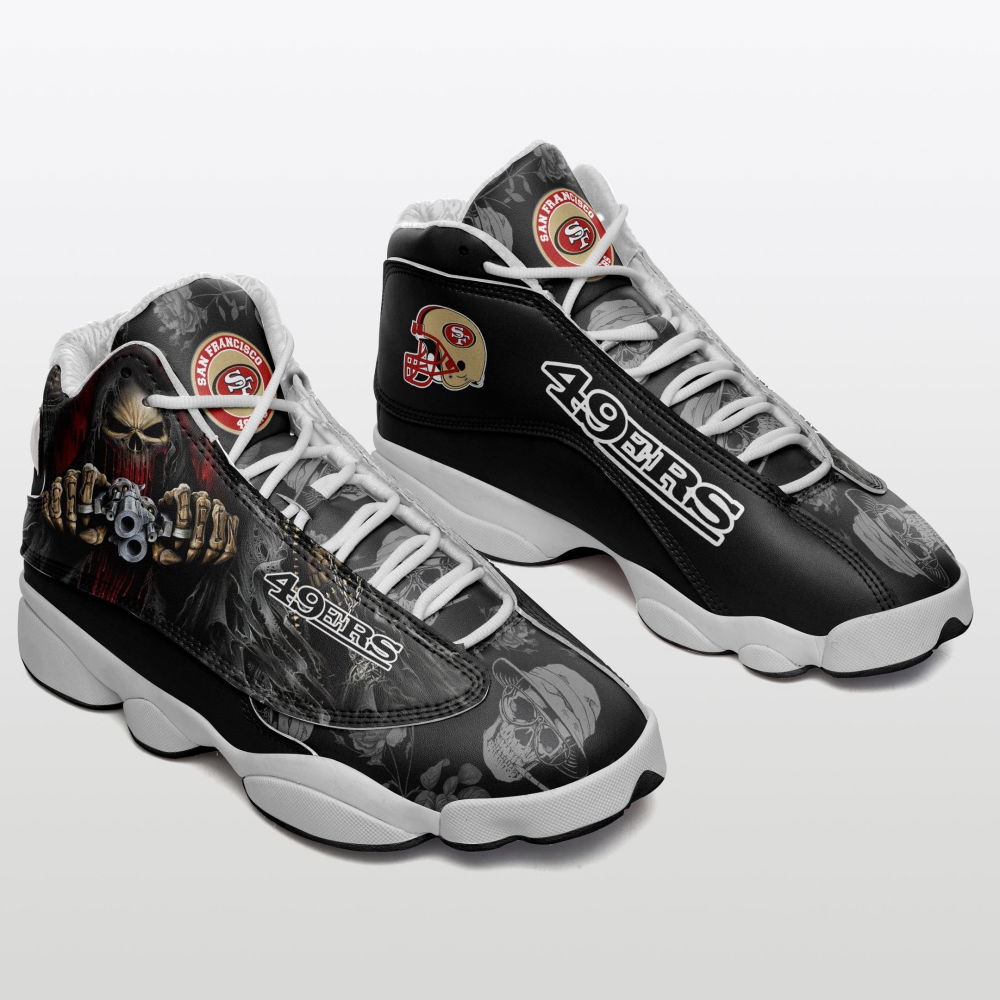 Sportswearmerch San Francisco 49ers NFL AJ13 Sneakers Shoes For Men And Women