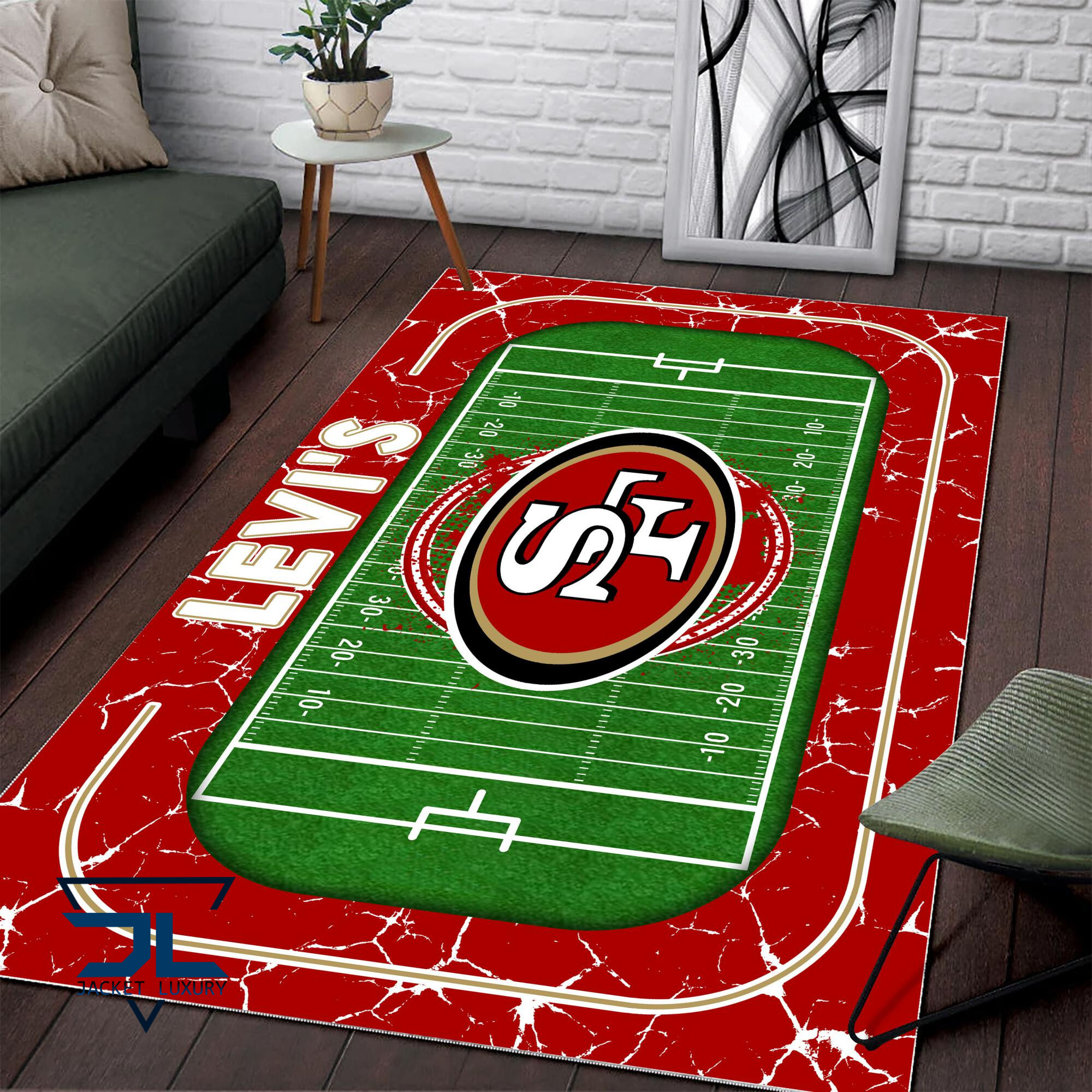 Sportswearmerch San Francisco 49ers NFL Area Rug For Fan