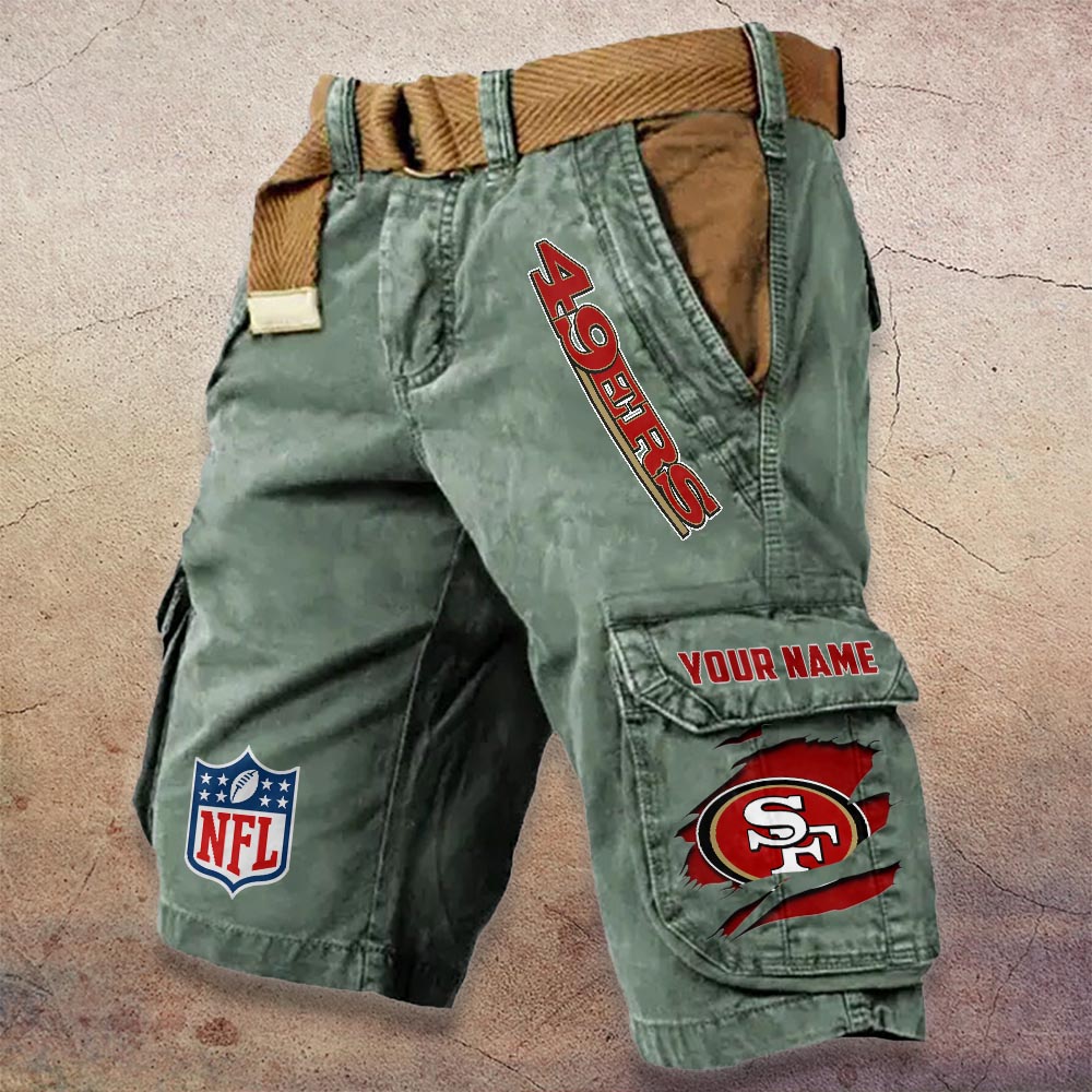 Sportswearmerch San Francisco 49ers NFL Denim Short For Fan