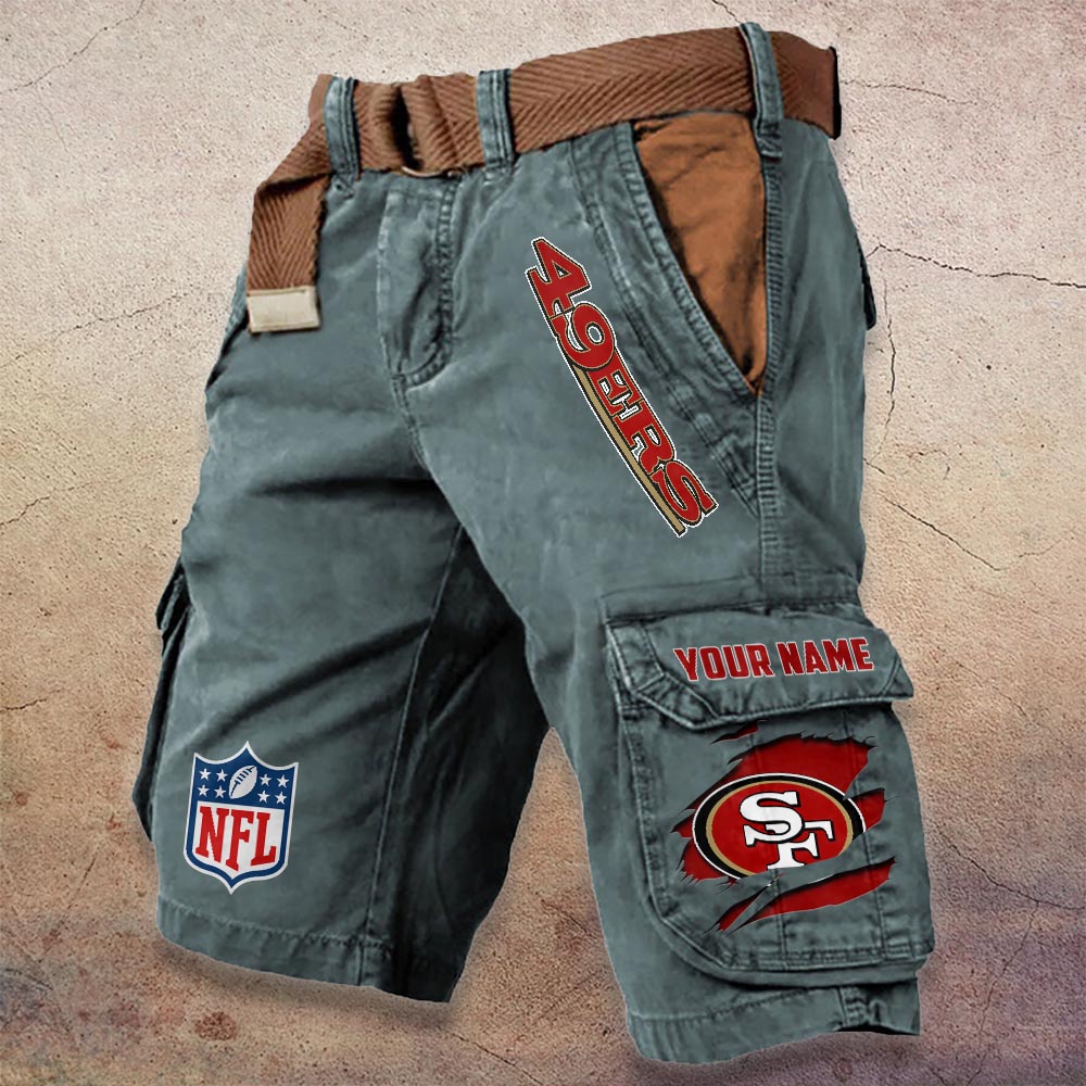 Sportswearmerch San Francisco 49ers NFL Denim Short For Fan