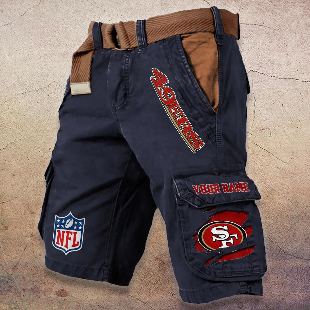Sportswearmerch San Francisco 49ers NFL Denim Short For Fan