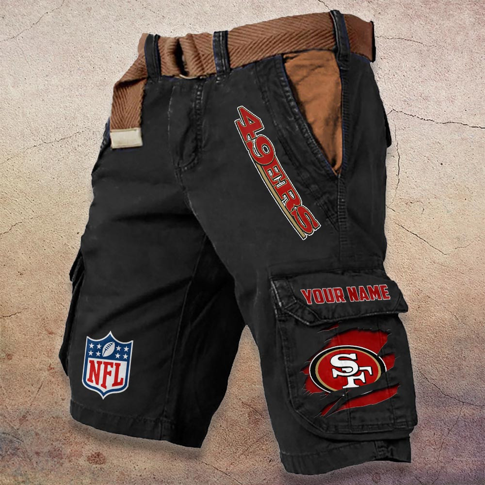Sportswearmerch San Francisco 49ers NFL Denim Short For Fan