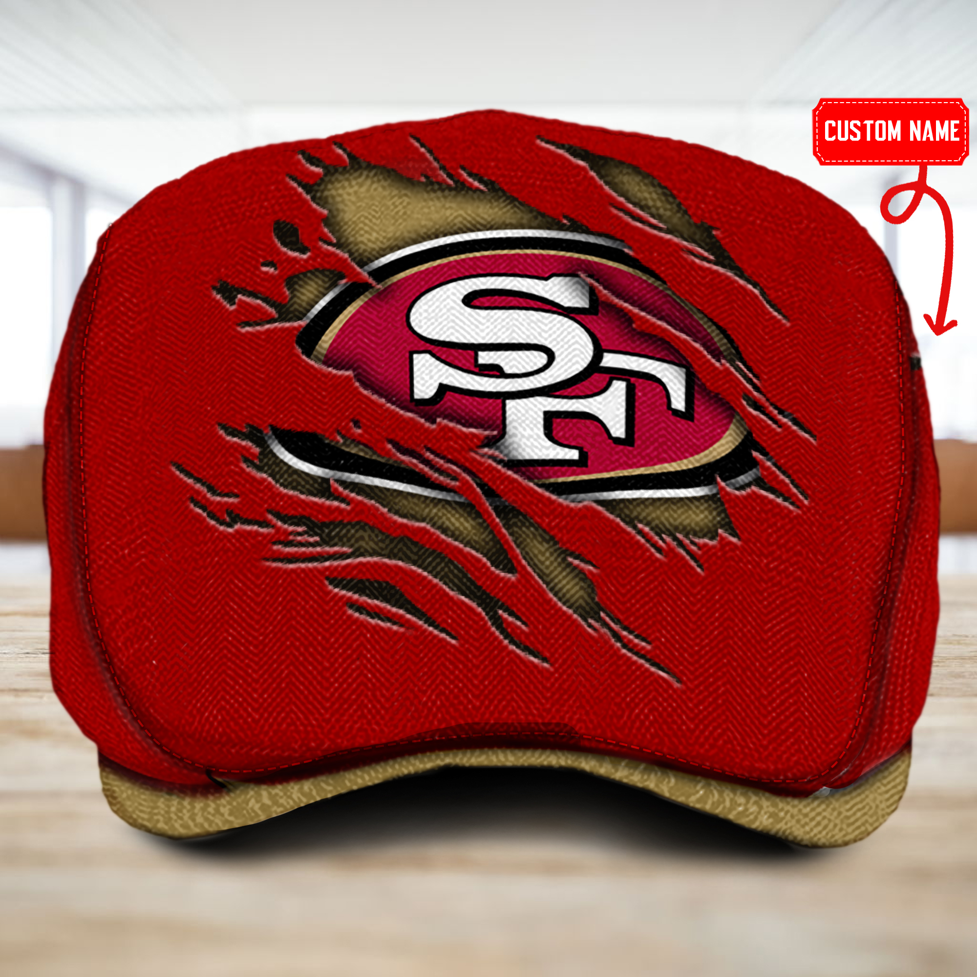 Sportswearmerch San Francisco 49ers NFL Flat Cap For Fan