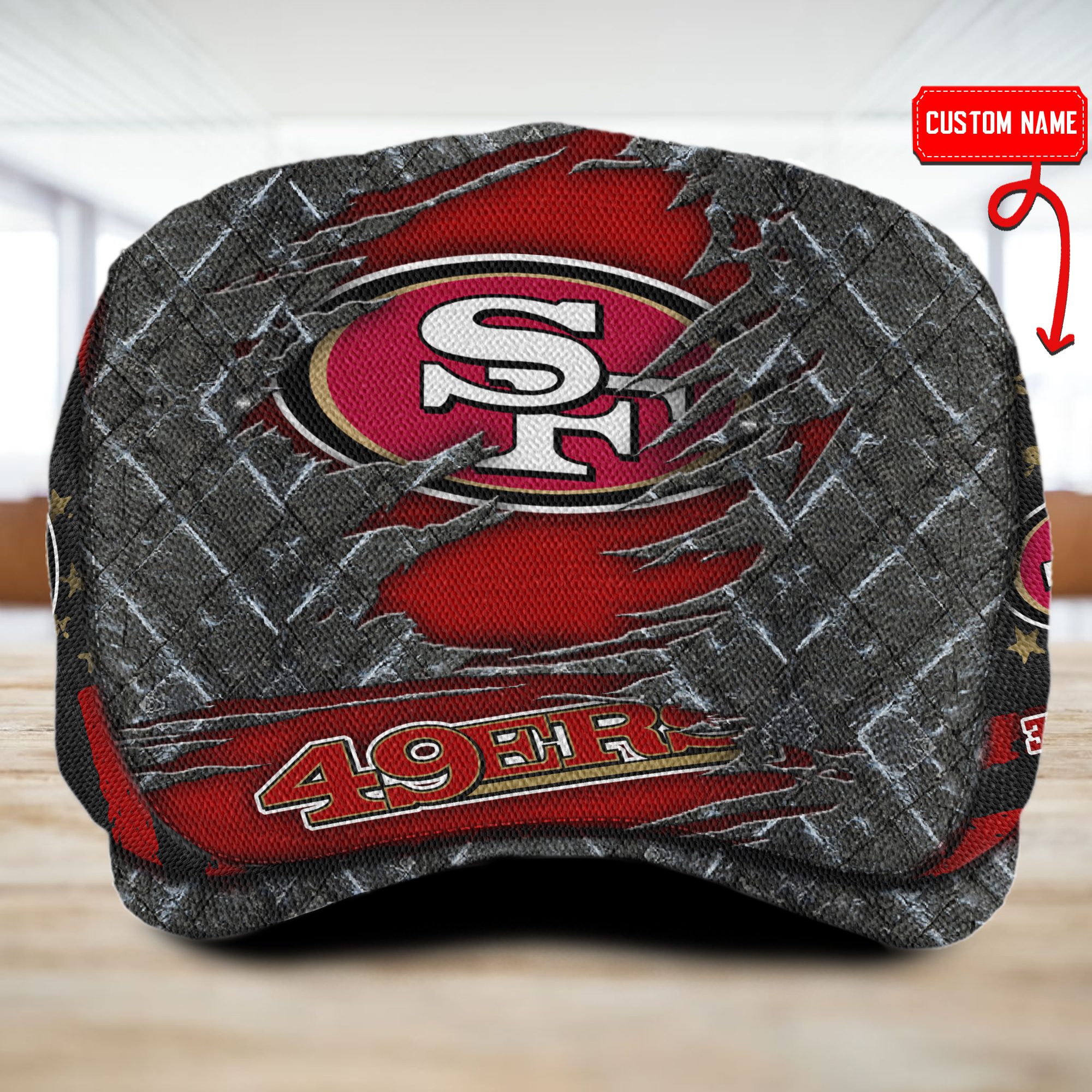Sportswearmerch San Francisco 49ers NFL Flat Cap For Fan