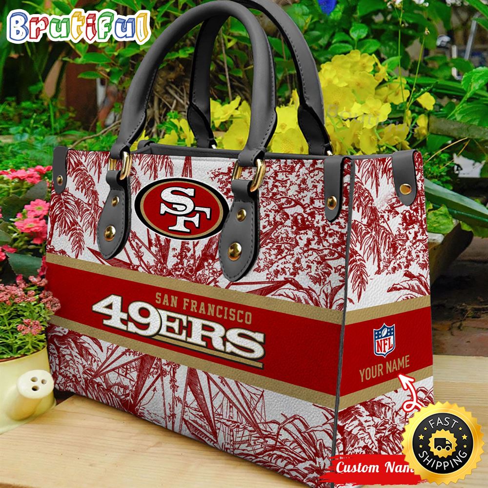 Sportswearmerch San Francisco 49ers NFL Leather Handbag For Fan