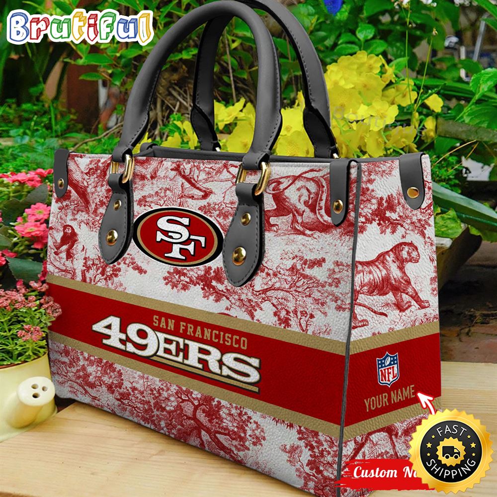 Sportswearmerch San Francisco 49ers NFL Leather Handbag For Fan
