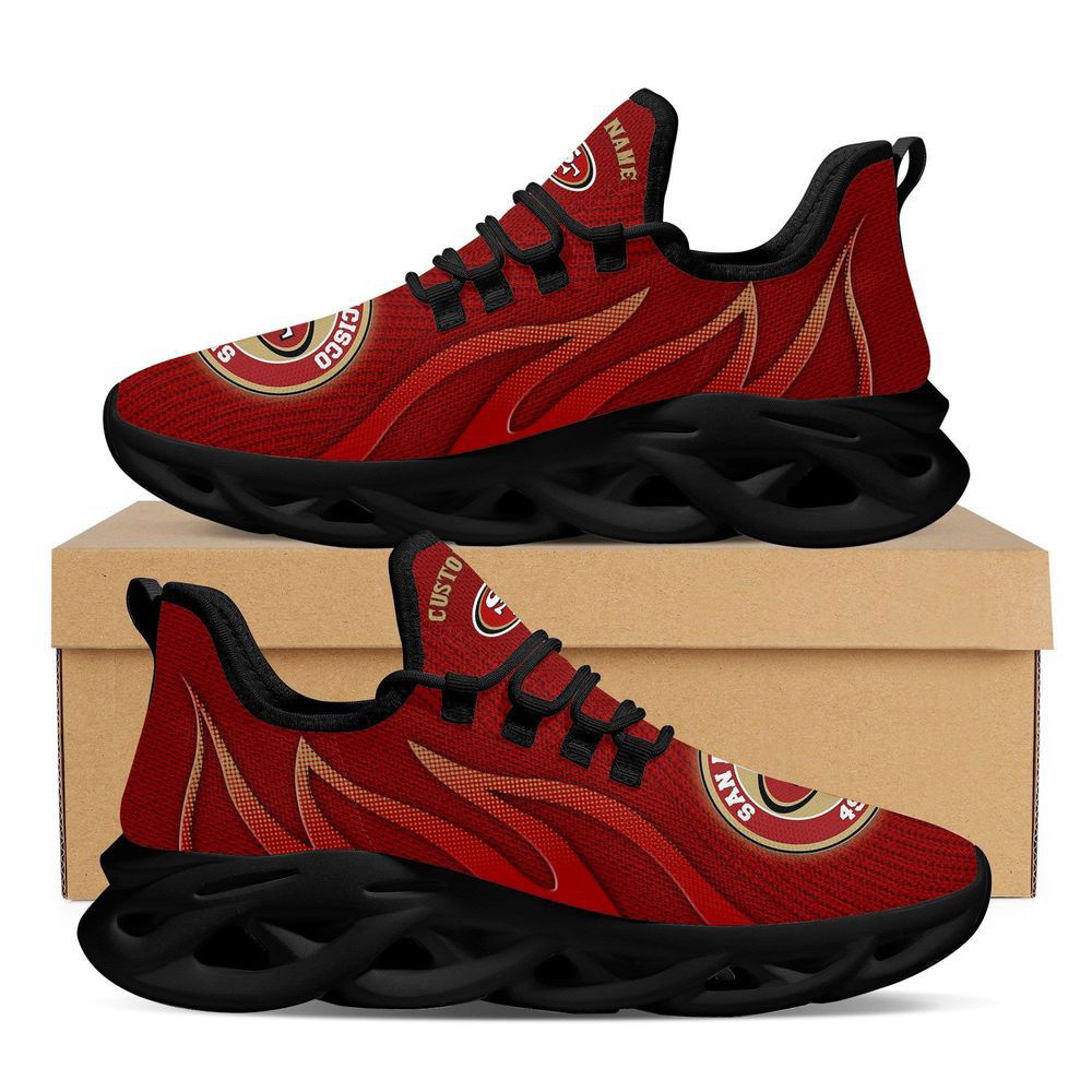 Sportswearmerch San Francisco 49ers NFL Max Soul Shoes Sneakers For Men And Women