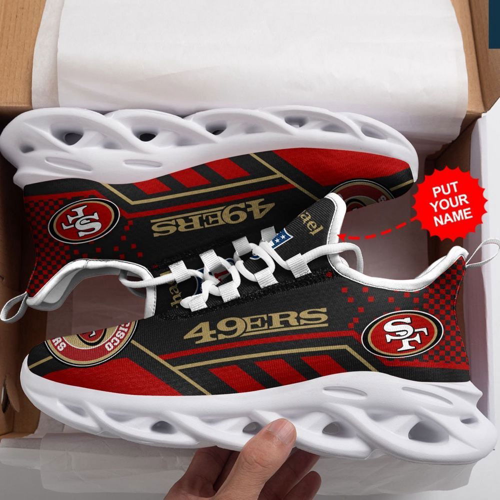 Sportswearmerch San Francisco 49ers NFL Max Soul Shoes Sneakers For Men And Women