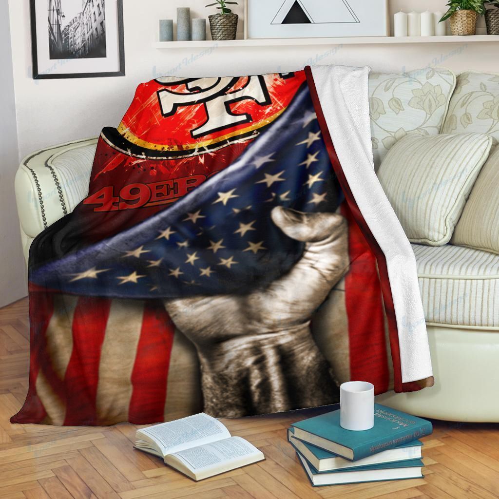 Sportswearmerch San Francisco 49ers NFL Premium Quilt Blanket Blanket For Fan