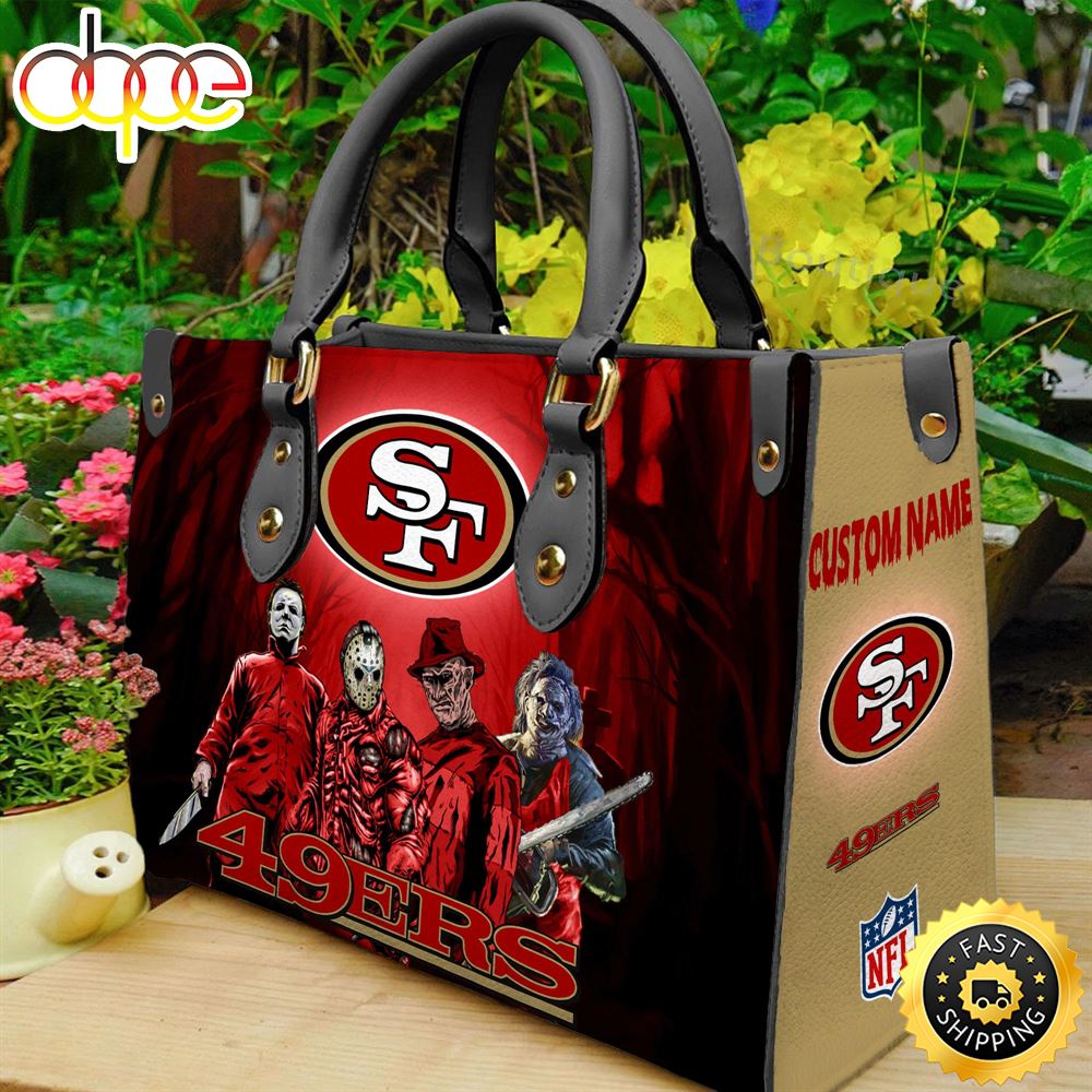Sportswearmerch San Francisco 49ers NFL Women Leather Hand Bag For Fan