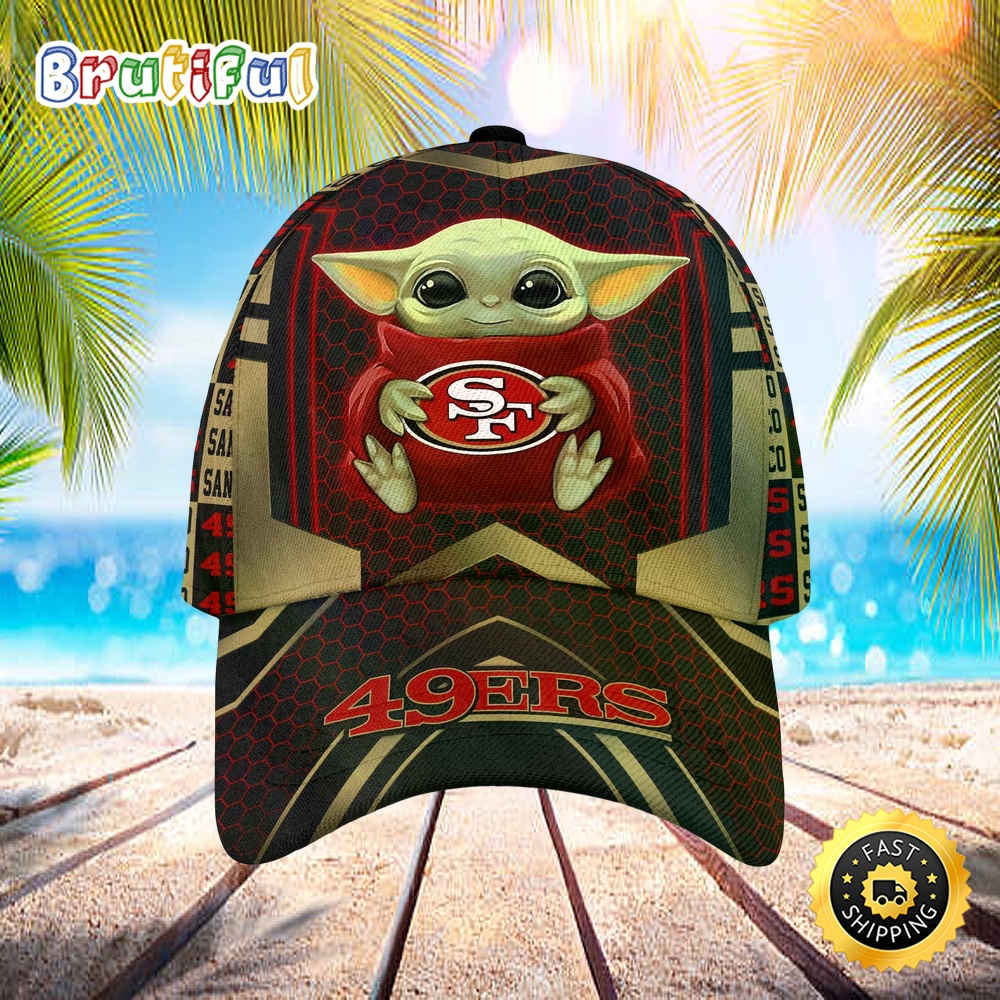 Sportswearmerch San Francisco 49ers NFL x Baby Yoda Classic Cap For Fan