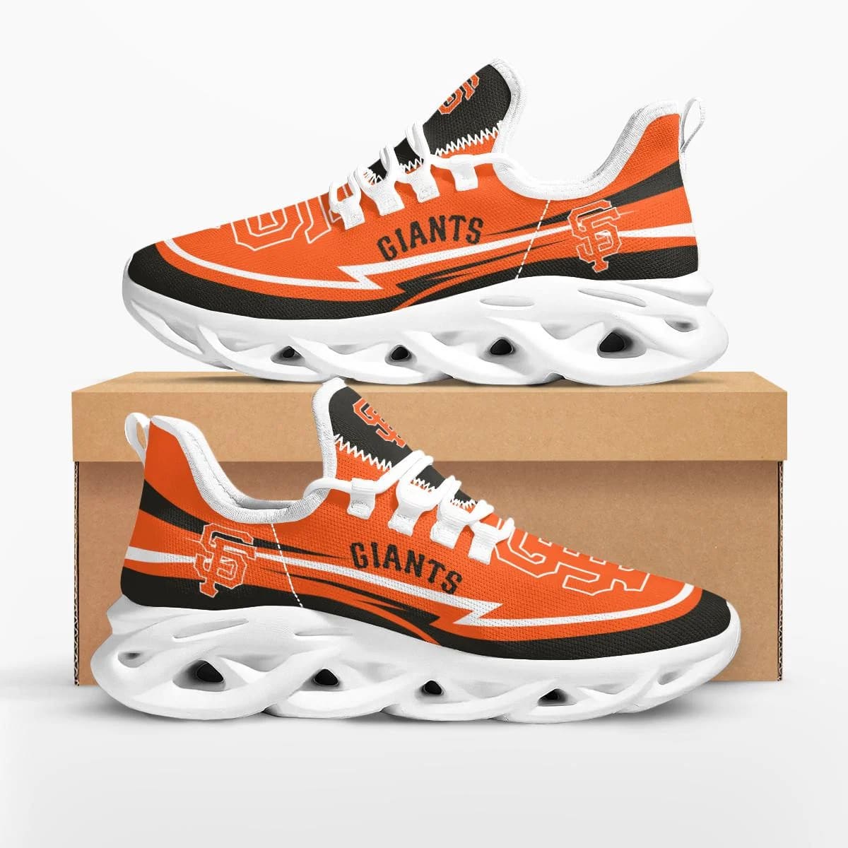 Sportswearmerch San Francisco Giants MLB Are Coming Curves Max Soul Shoes Sneakers For Men And Women