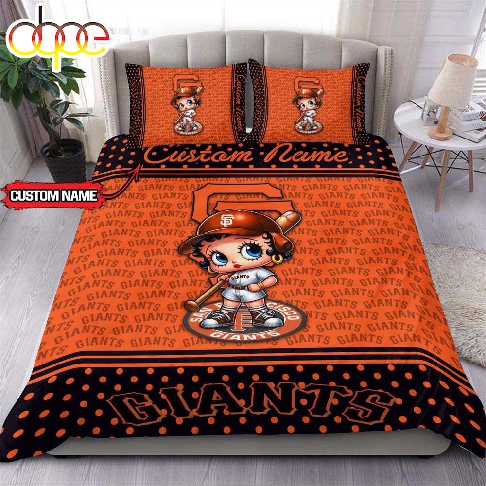 Sportswearmerch San Francisco Giants MLB Baseball Bedding Set For Fan