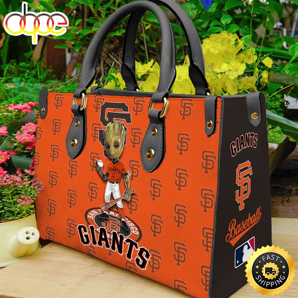 Sportswearmerch San Francisco Giants MLB Groot Women Leather Hand Bag For Fan
