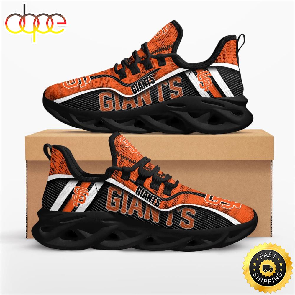 Sportswearmerch San Francisco Giants MLB Jumpstart Max Soul Shoes Sneakers For Men And Women
