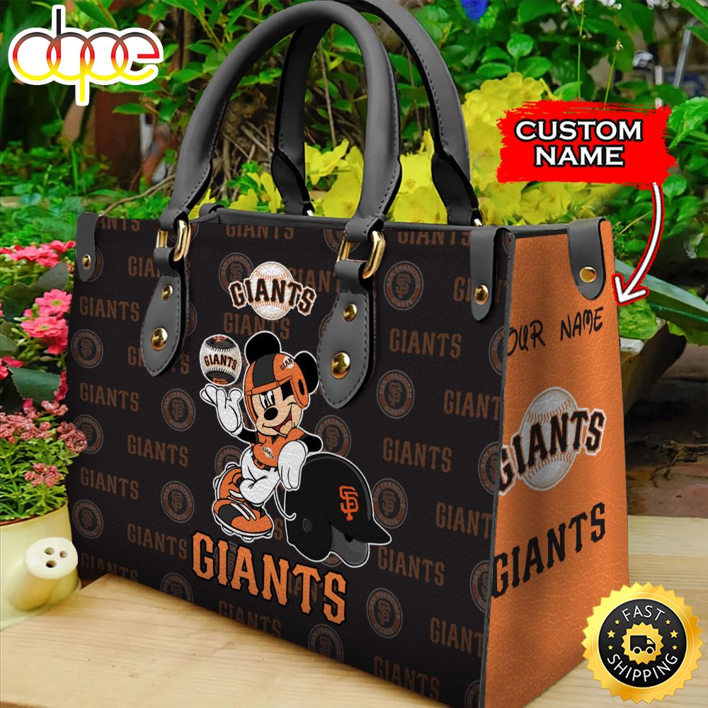 Sportswearmerch San Francisco Giants MLB Mickey Leather Bag For Fan