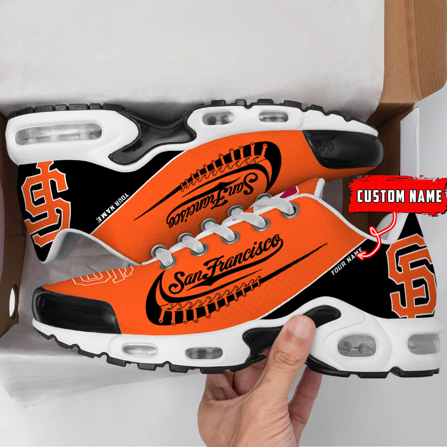 Sportswearmerch San Francisco Giants MLB TN Shoes Sneakers For Men And Women