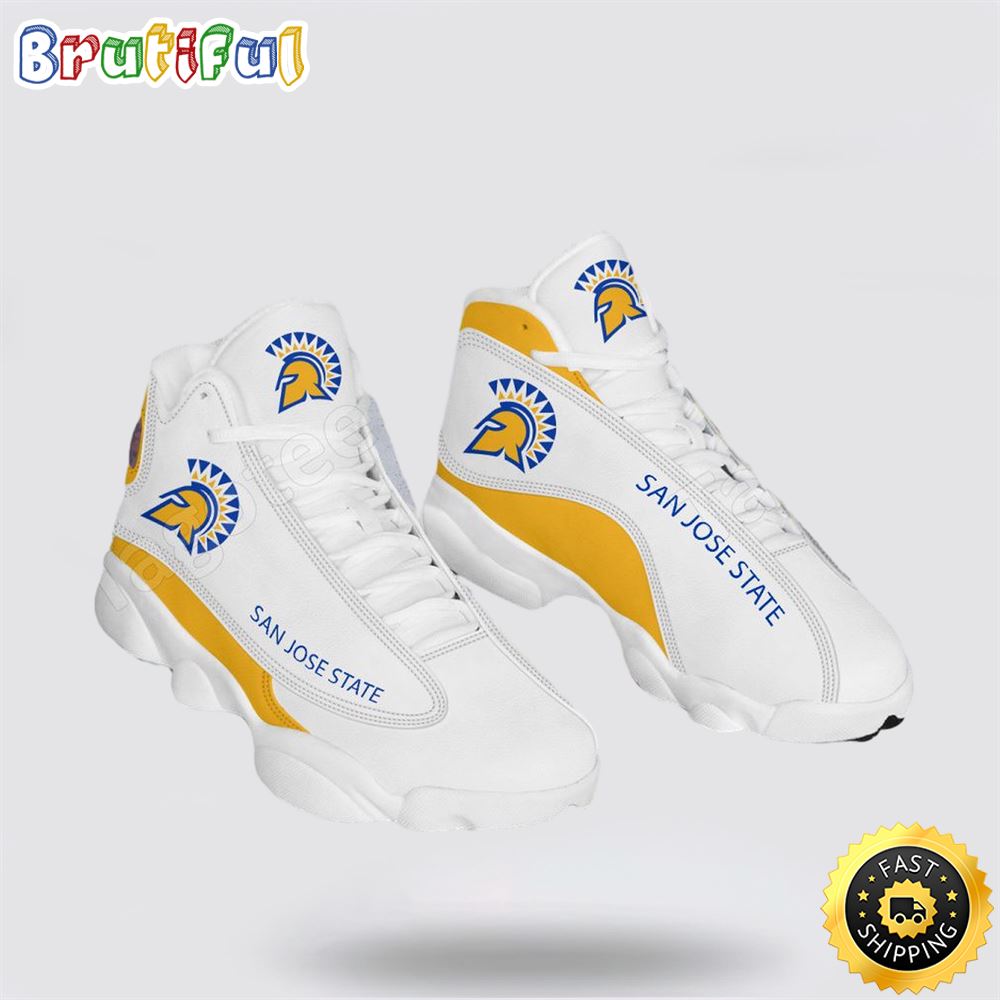 Sportswearmerch San José State Spartans NCAA AJ13 Sneakers Shoes For Men And Women