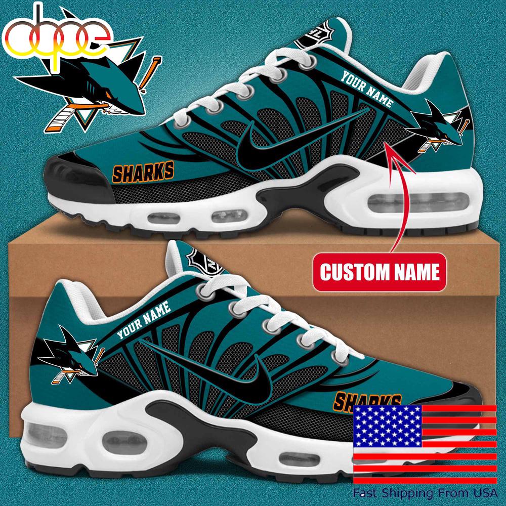 Sportswearmerch San Jose Sharks NHL Max Soul Shoes Sneakers For Men And Women