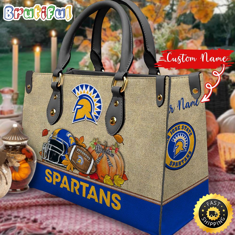 Sportswearmerch San Jose State Spartans NCAA Autumn Leather Handbag For Fan