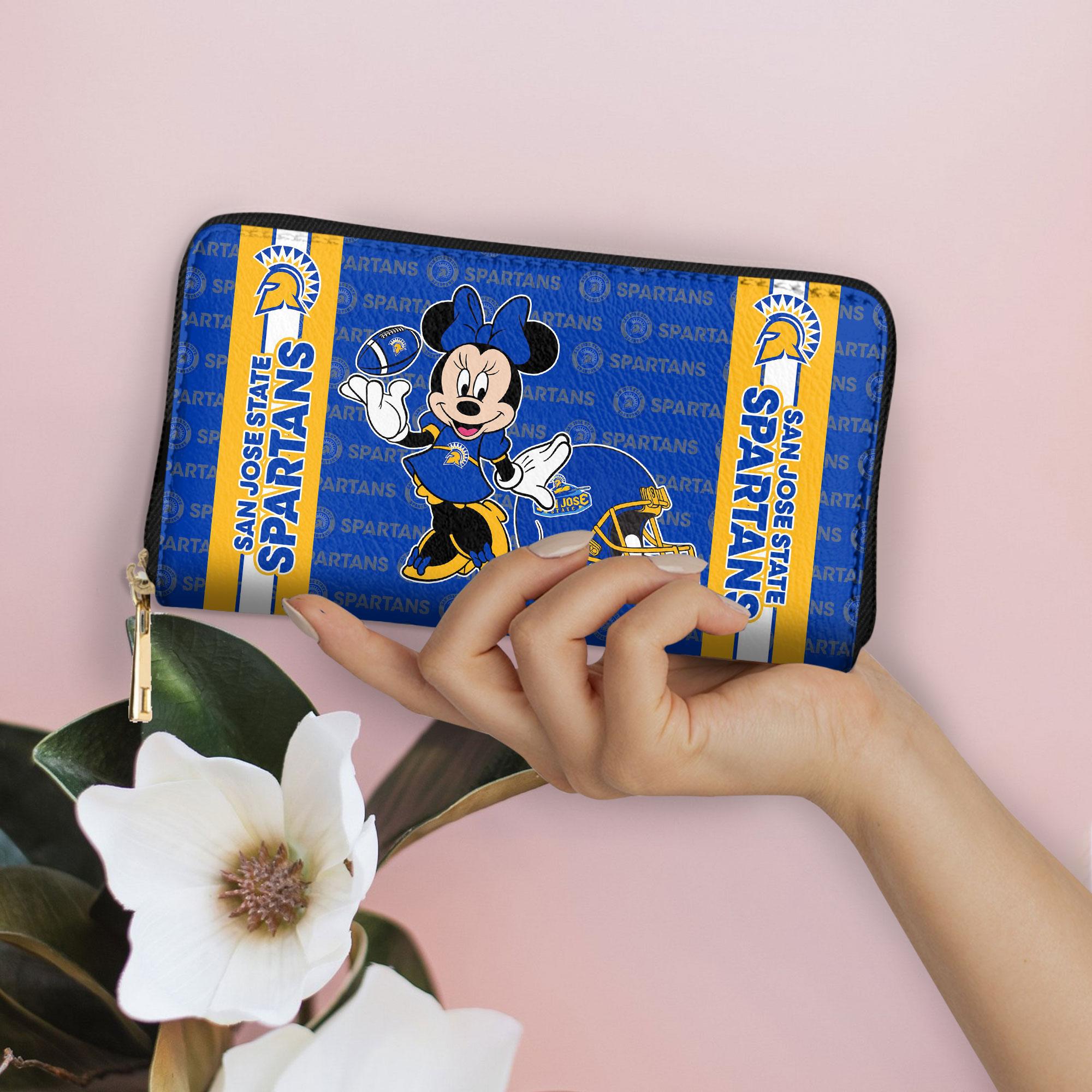 Sportswearmerch San Jose State Spartans NCAA x Minnie Women Leather Handbag For Fan