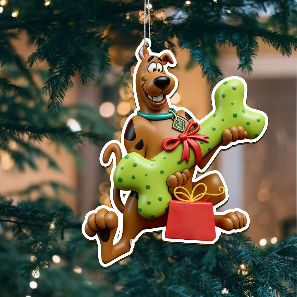 Sportswearmerch Scooby-Doo x Christmas Acrylic Ornament Gift For Fans