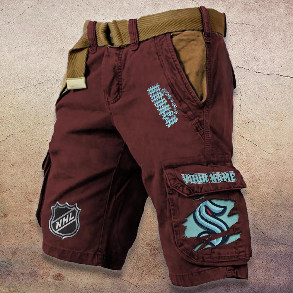 Sportswearmerch Seattle Kraken NHL Denim Short For Fan