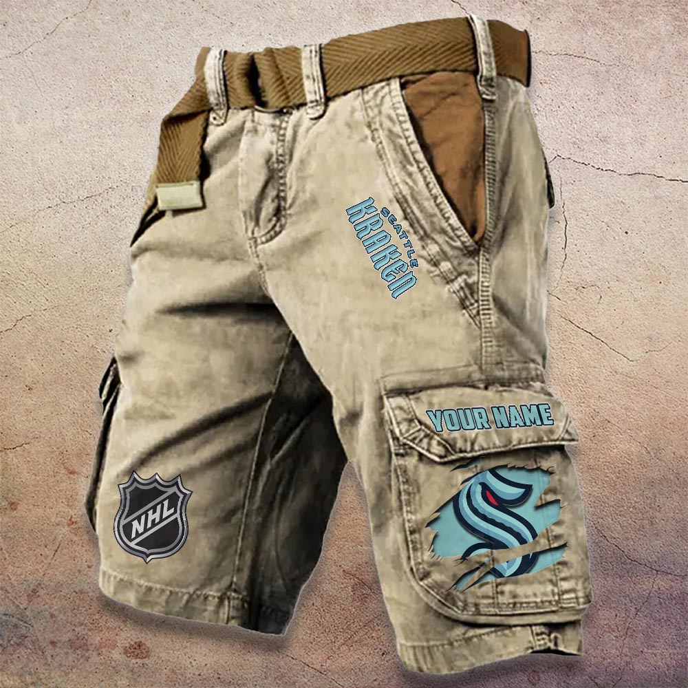 Sportswearmerch Seattle Kraken NHL Denim Short For Fan