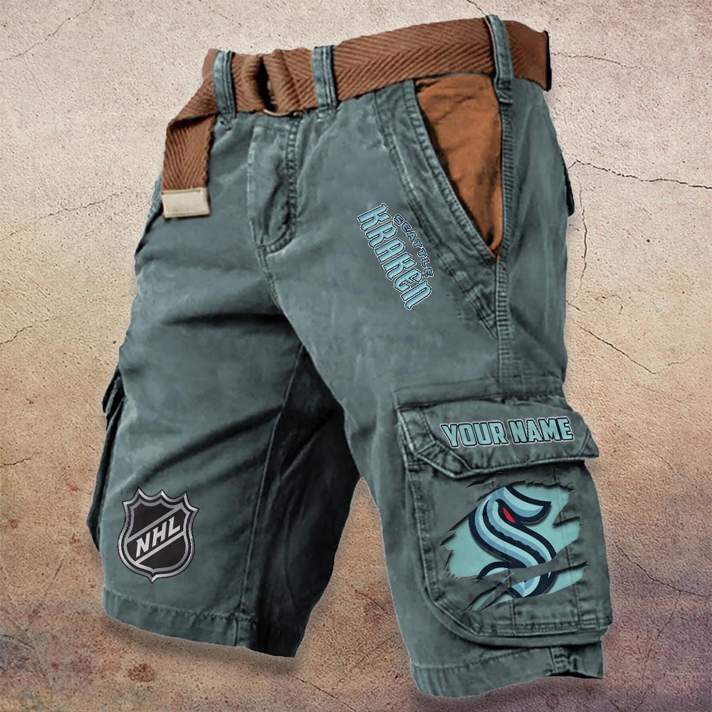 Sportswearmerch Seattle Kraken NHL Denim Short For Fan