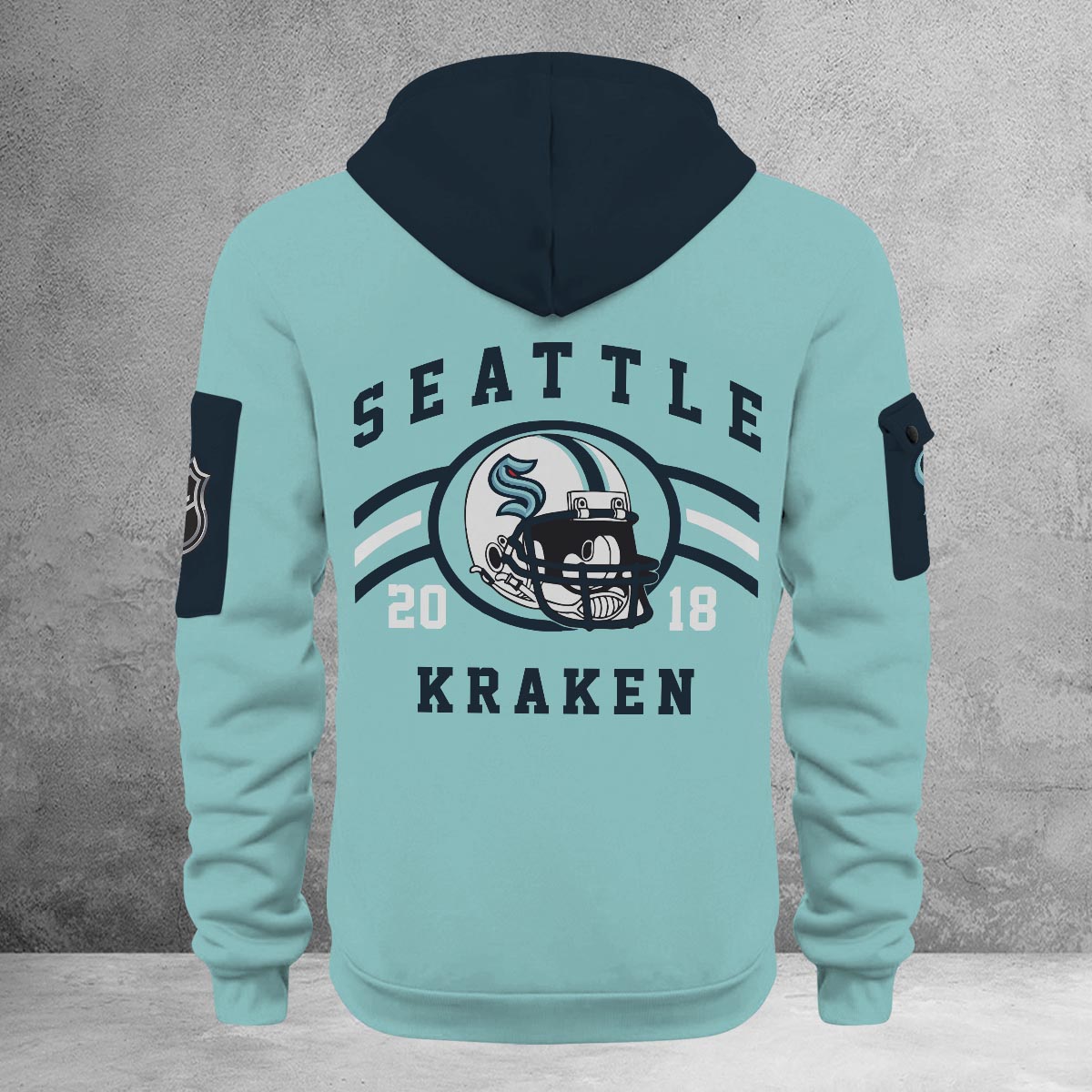 Sportswearmerch Seattle Kraken NHL Half Zip Hoodie Personalized For Fan