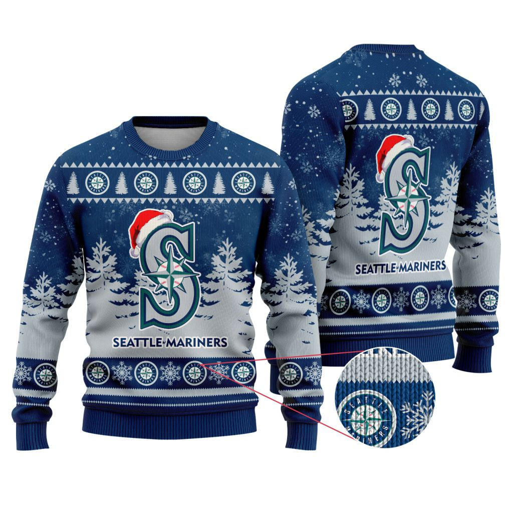 Sportswearmerch Seattle Mariners MLB Funny Christmas Ugly Sweater For Fans
