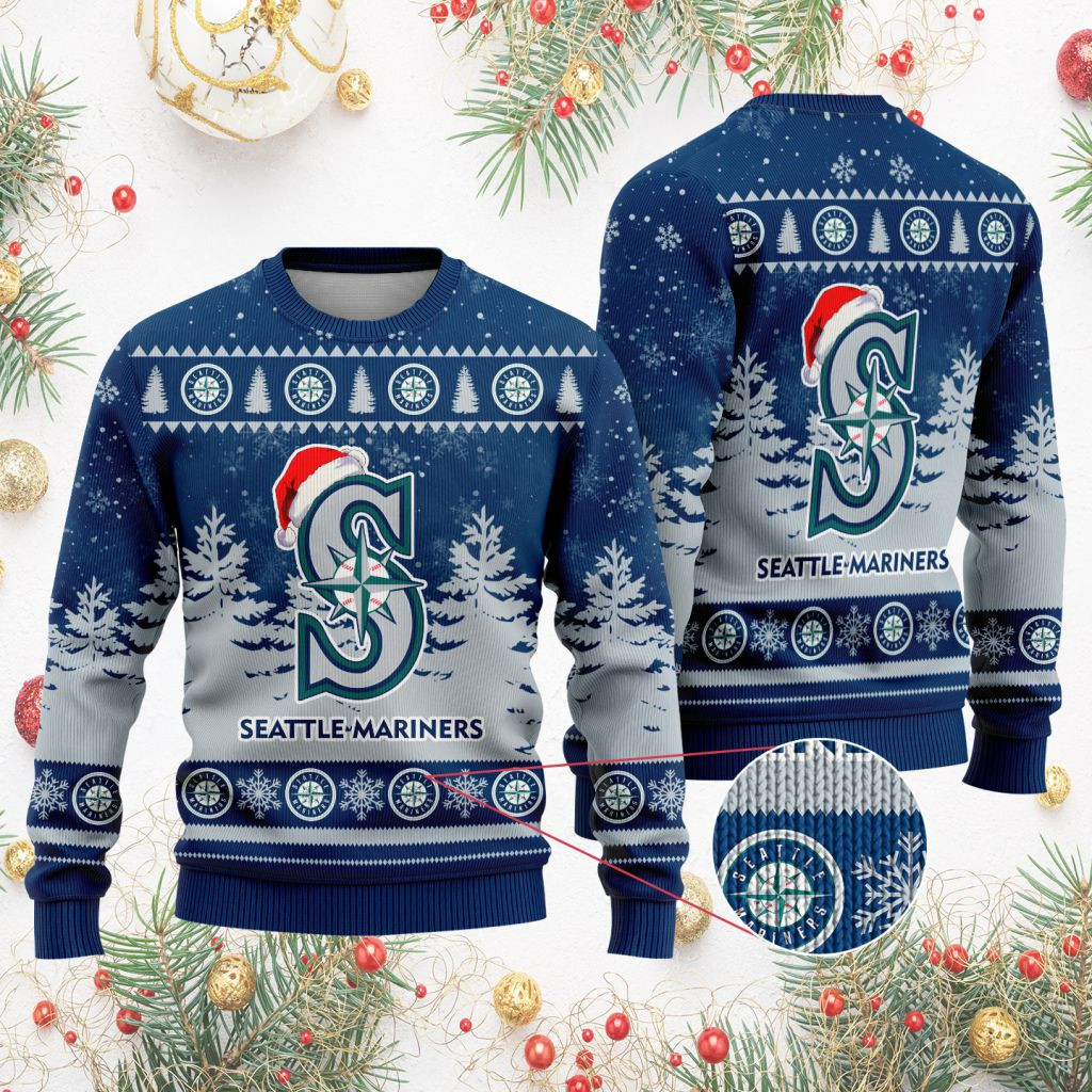 Sportswearmerch Seattle Mariners MLB Funny Christmas Ugly Sweater For Fans