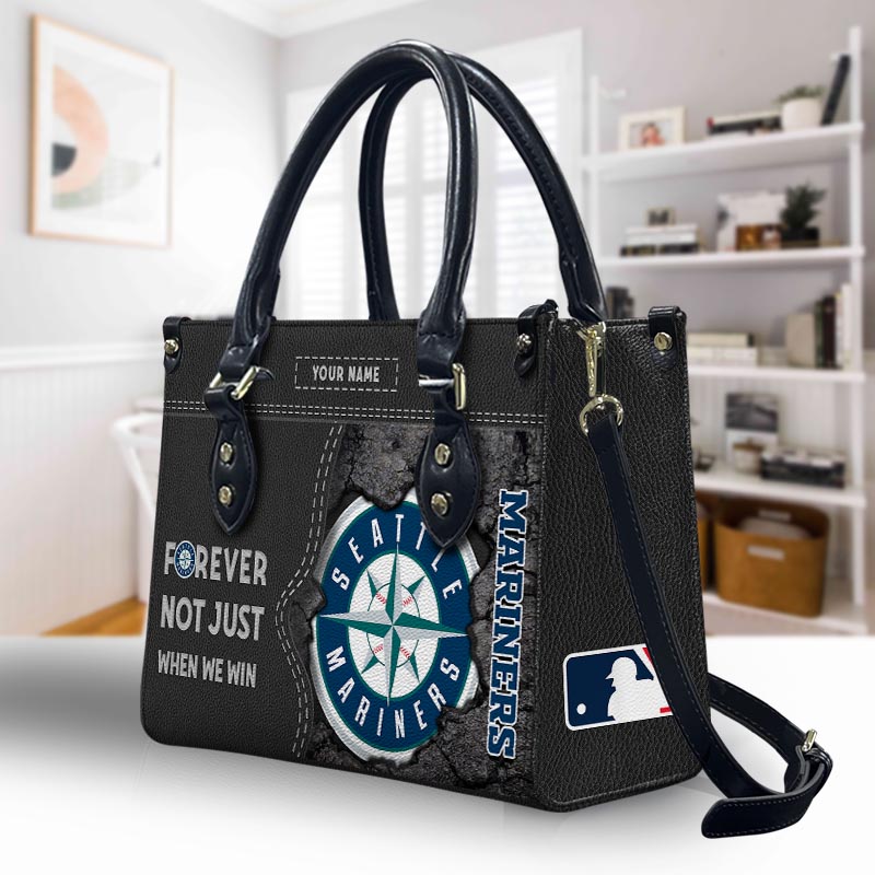 Sportswearmerch Seattle Mariners MLB Leather Handbag For Fan
