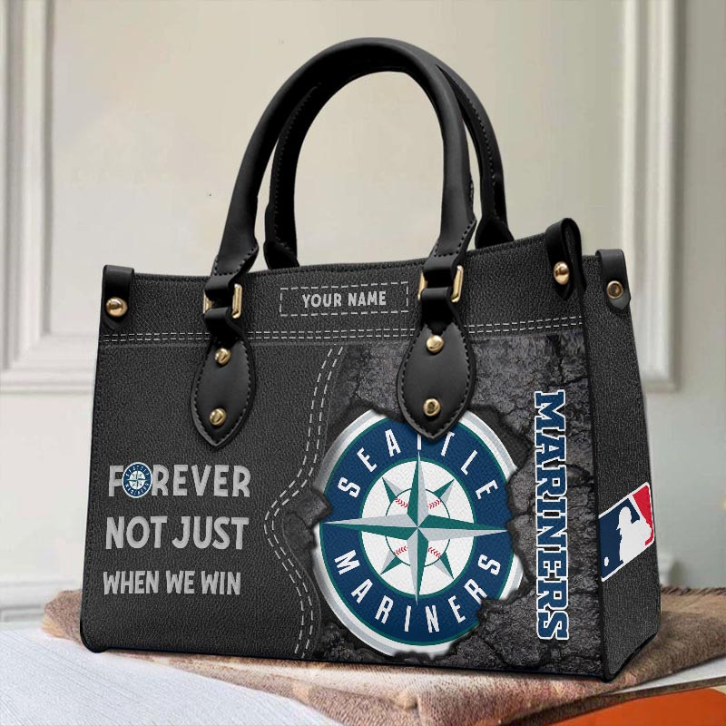 Sportswearmerch Seattle Mariners MLB Leather Handbag For Fan