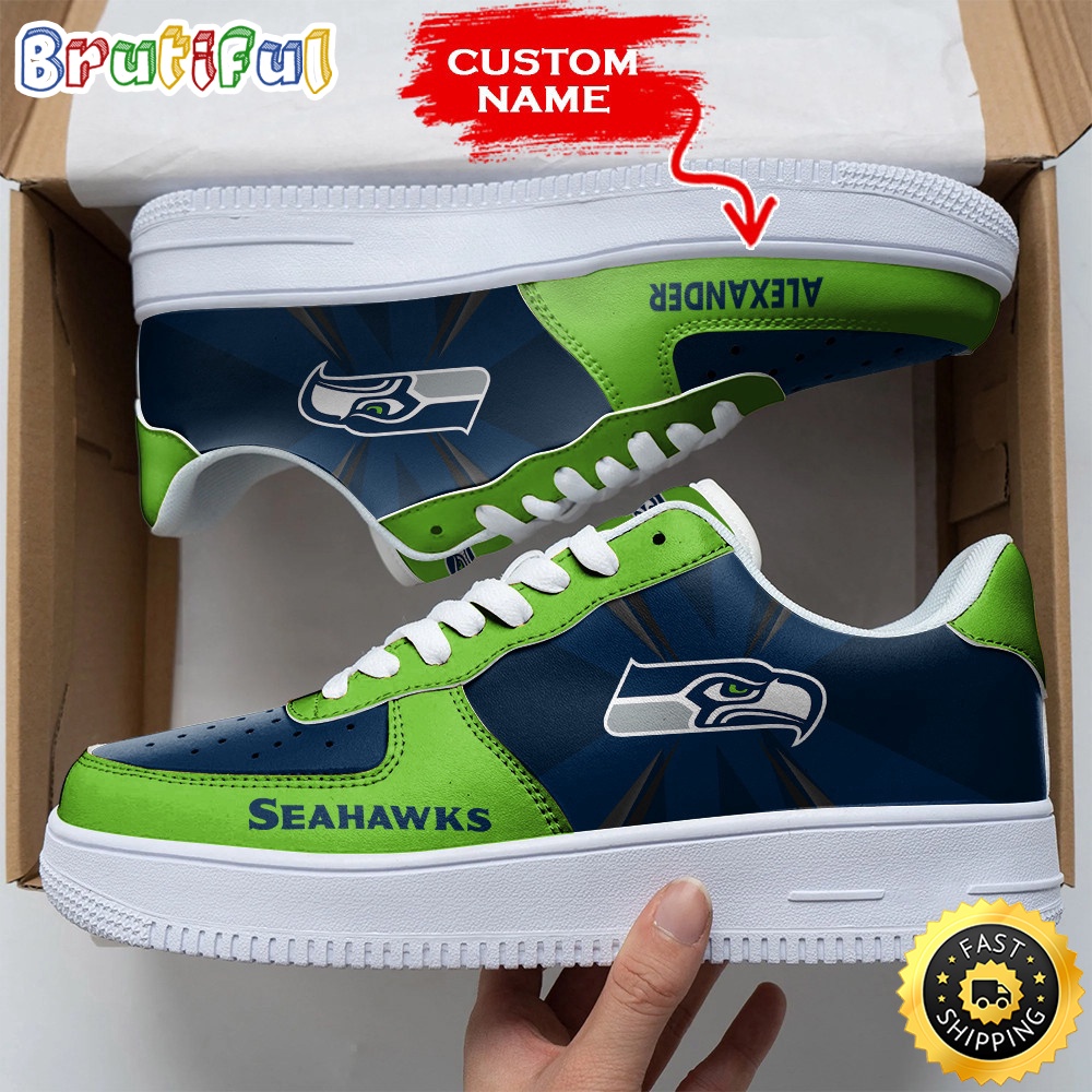 Sportswearmerch Seattle Seahawks NFL Air Low-Top Shoes For Men And Women Versatile AF1 Series