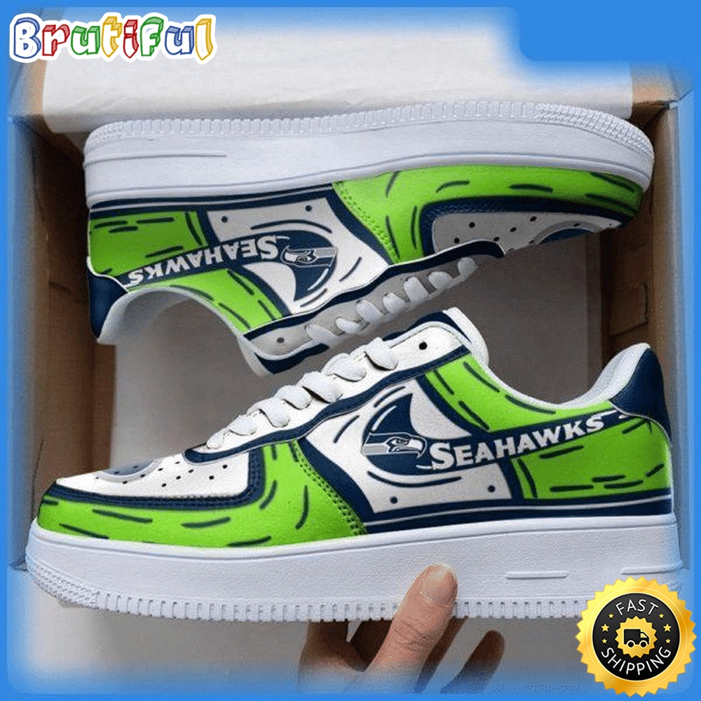 Sportswearmerch Seattle Seahawks NFL Air Low-Top Sneakers Shoes For Men And Women
