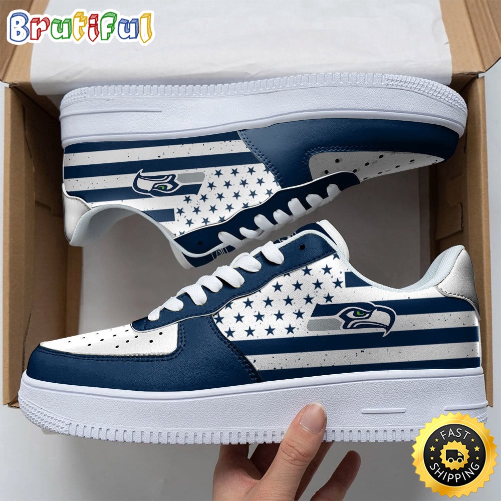 Sportswearmerch Seattle Seahawks NFL Air Low-Top Sneakers Shoes For Men And Women