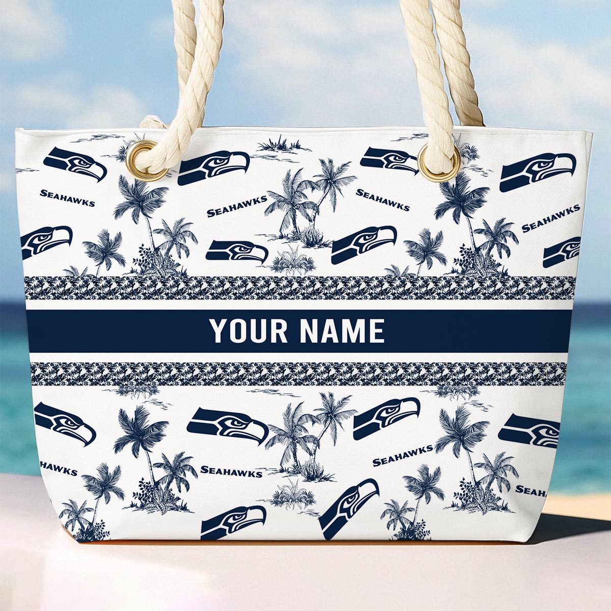Sportswearmerch Seattle Seahawks NFL Beach Bag For Fan