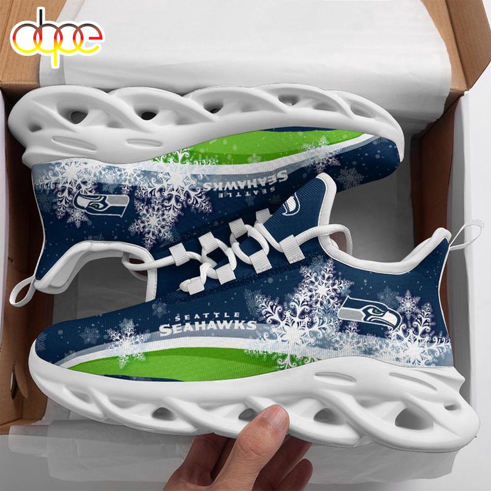 Sportswearmerch Seattle Seahawks NFL Christmas Snow Max Soul Shoes Sneakers For Men And Women