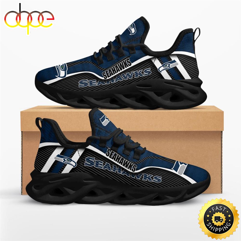 Sportswearmerch Seattle Seahawks NFL Jumpstart Max Soul Shoes Sneakers For Men And Women