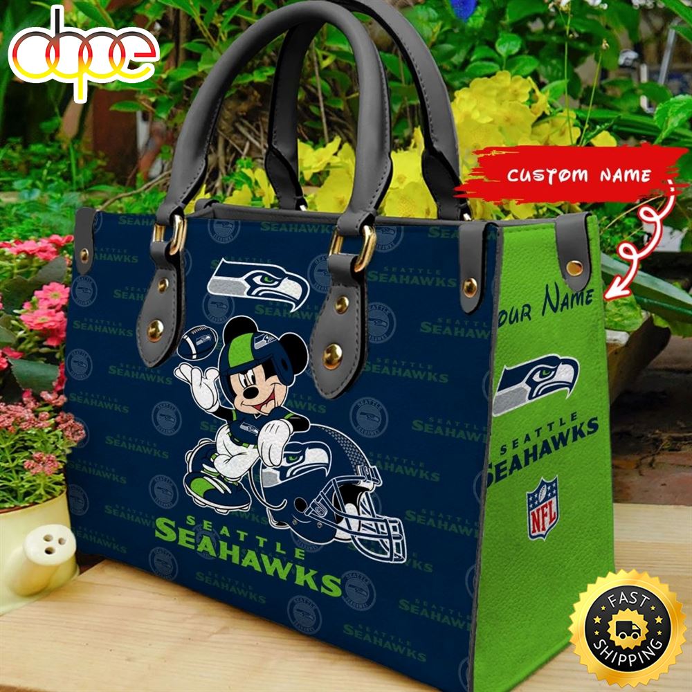 Sportswearmerch Seattle Seahawks NFL Leather Bag For Fan