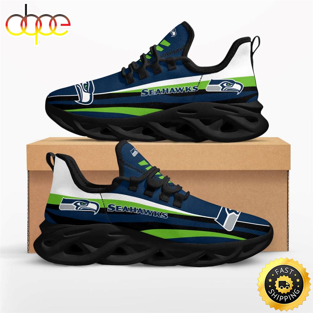 Sportswearmerch Seattle Seahawks NFL Max Soul Shoes Sneakers For Men And Women
