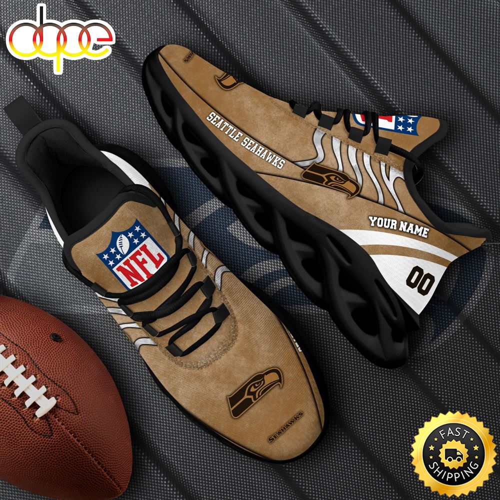 Sportswearmerch Seattle Seahawks NFL Max Soul Shoes Sneakers For Men And Women