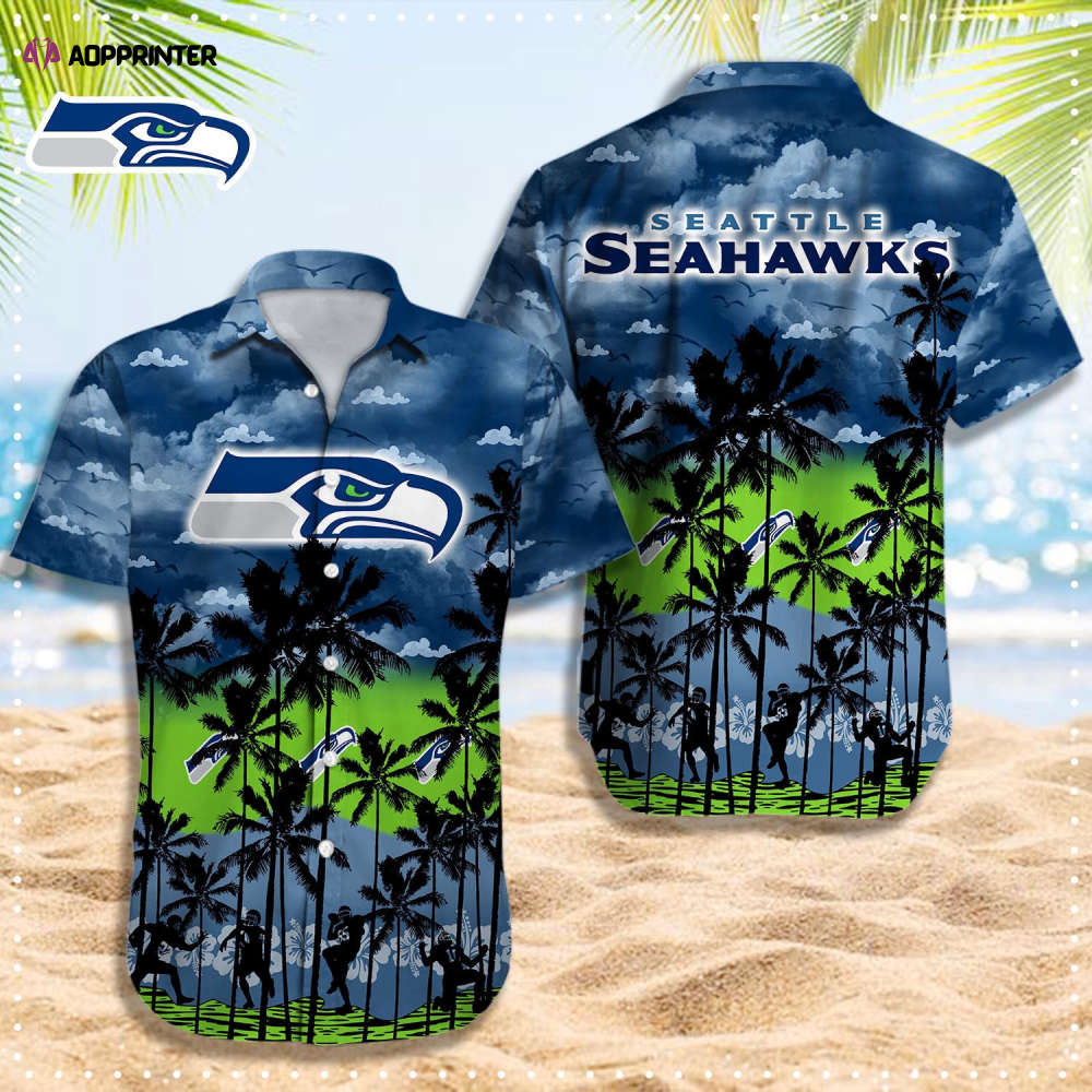 Sportswearmerch Seattle Seahawks NFL Personalized Hawaiian Shirt For Fan