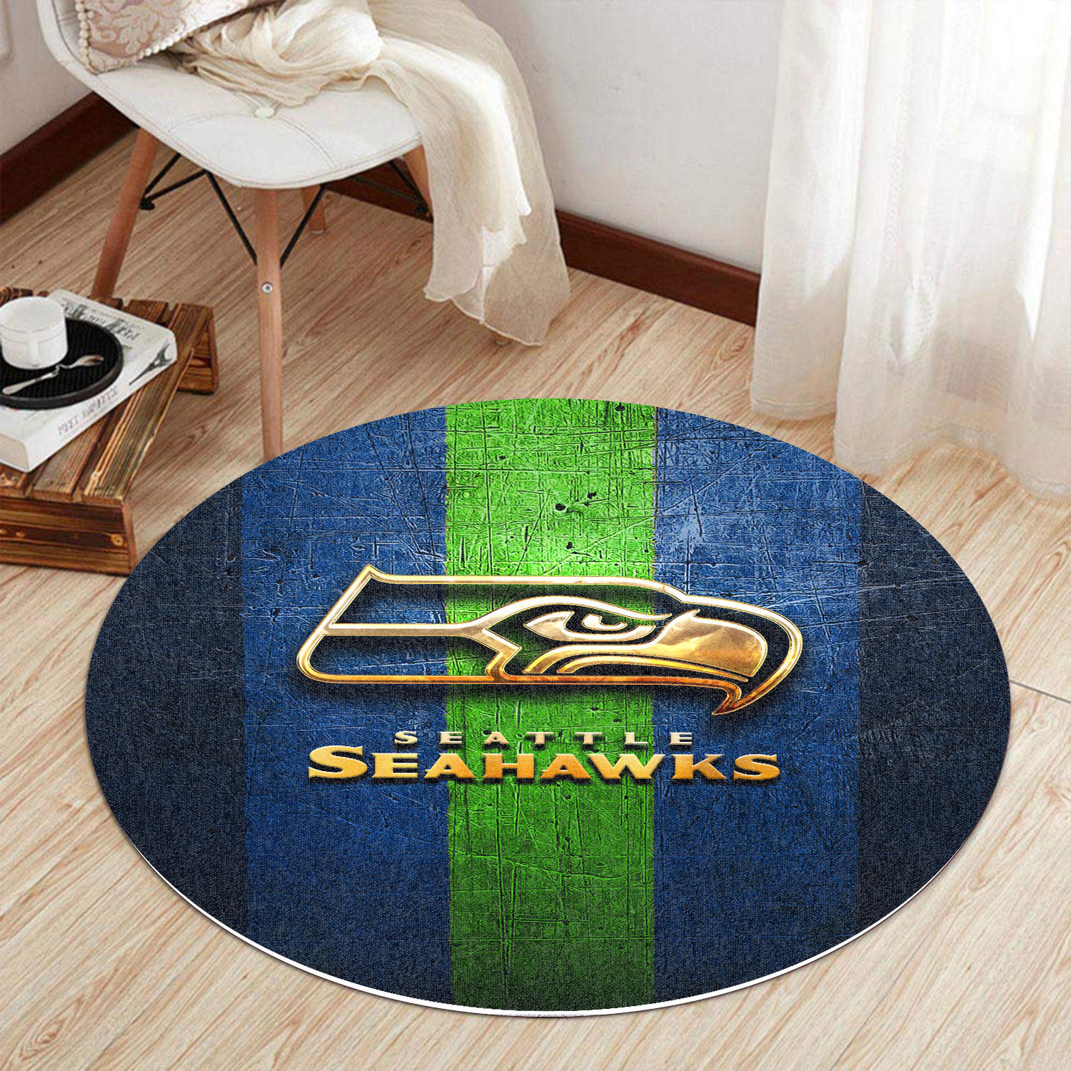 Sportswearmerch Seattle Seahawks NFL Round Rug For Fan